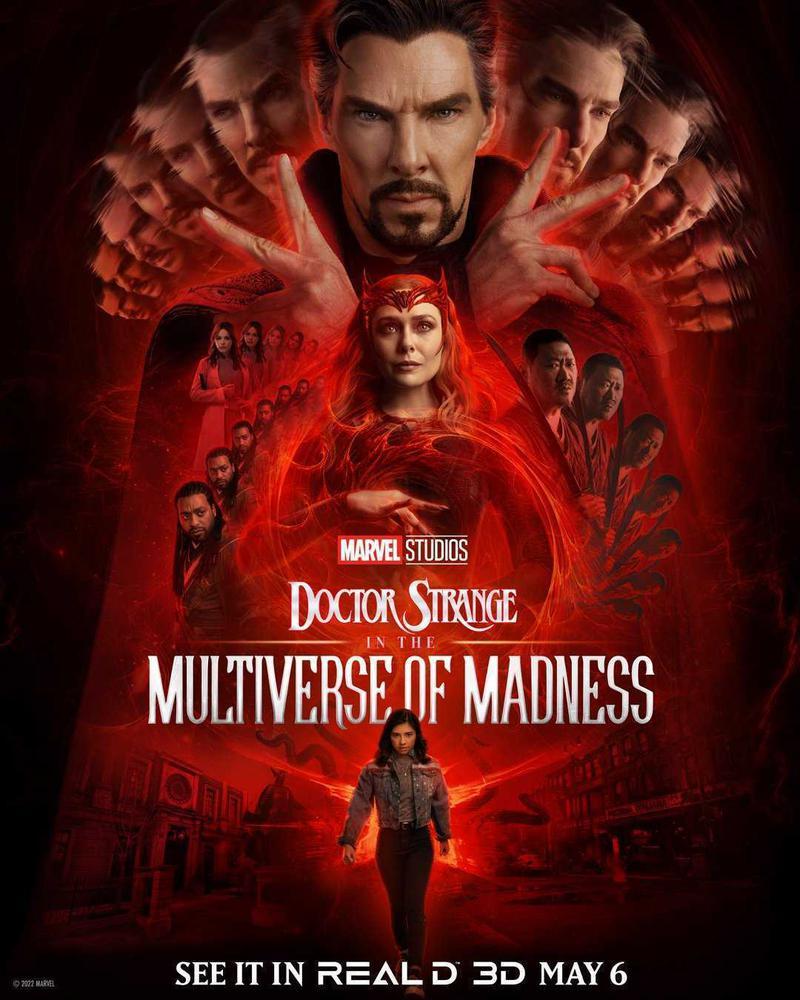 Movie poster for Doctor Strange in the Multiverse of Madness