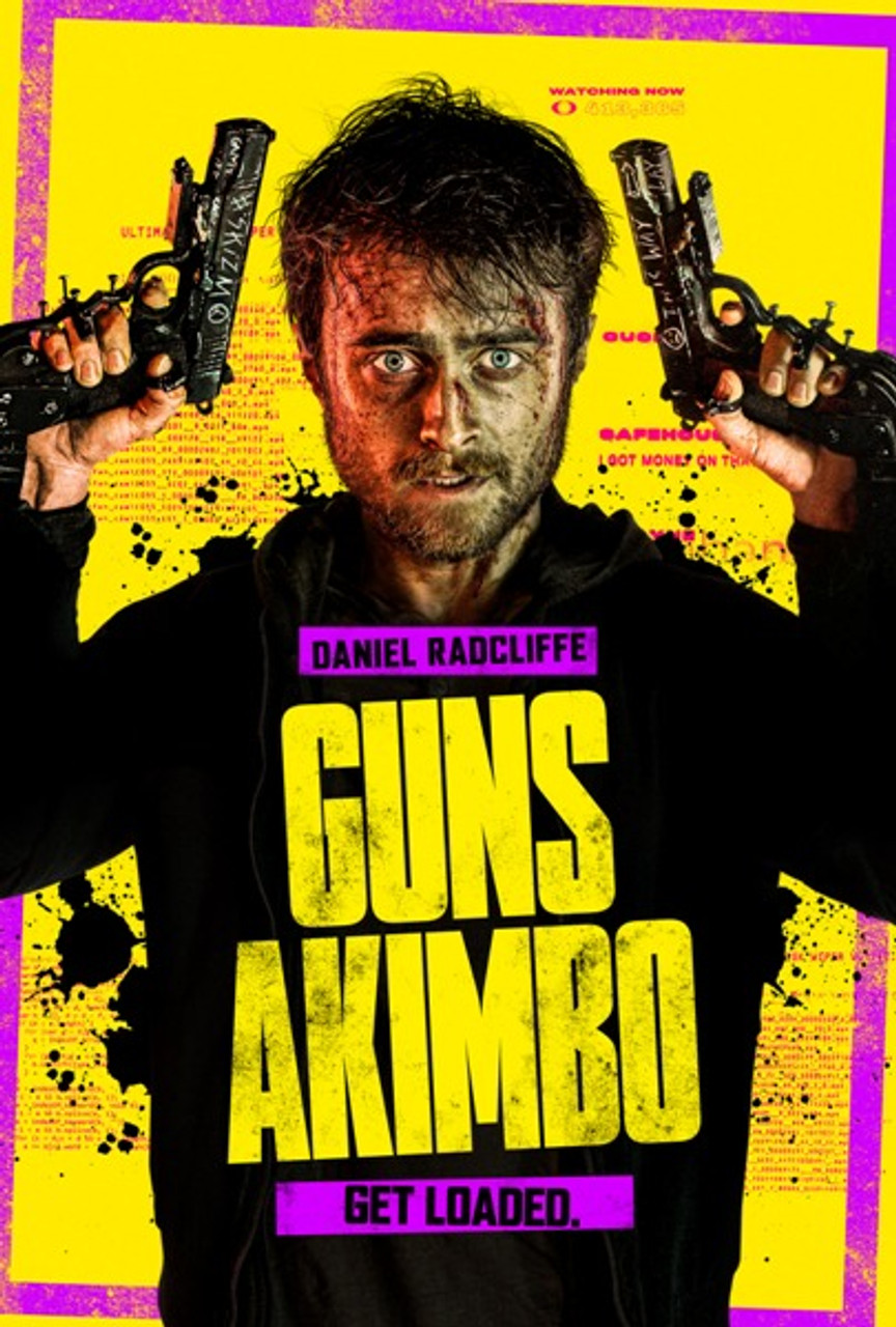 Movie poster for Guns Akimbo