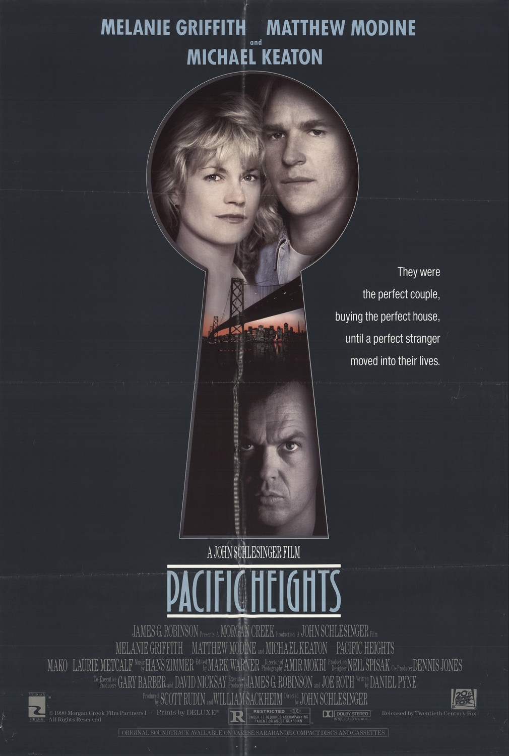 Movie poster for Pacific Heights